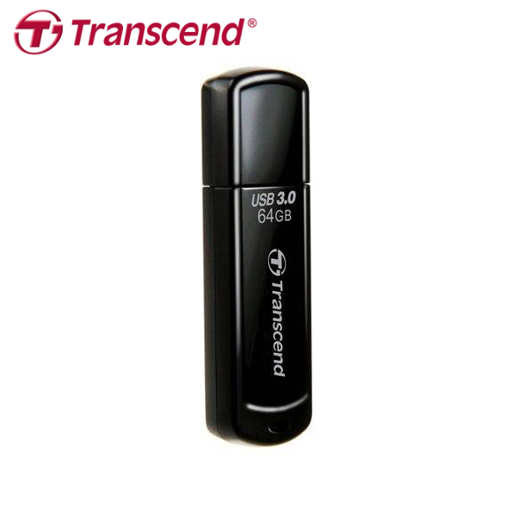 【Transcend】創見 JetFlash 700 USB3.1 64GB 黑色 高速隨身碟 保固公司貨, , large