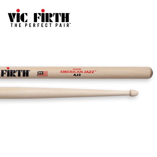 VIC FIRTH AJ2 American Jazz 胡桃木鼓棒【敦煌樂器】, , large