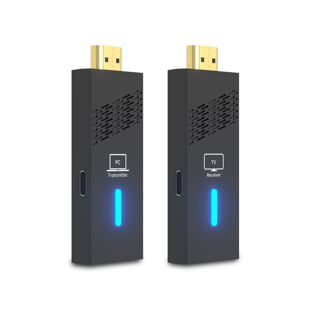 Classic Edition Light Sketch Silhouette Point-to-Point Wireless Audio and Video Mirroring Adapter, 黑, large