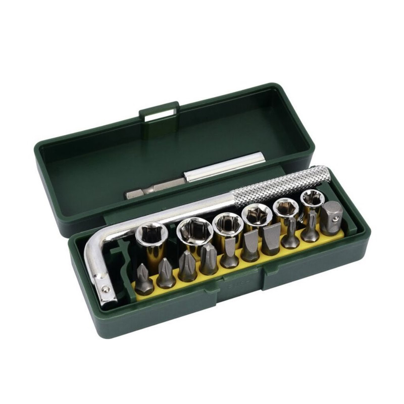 18 pcs socket screwdriver bit set, , large