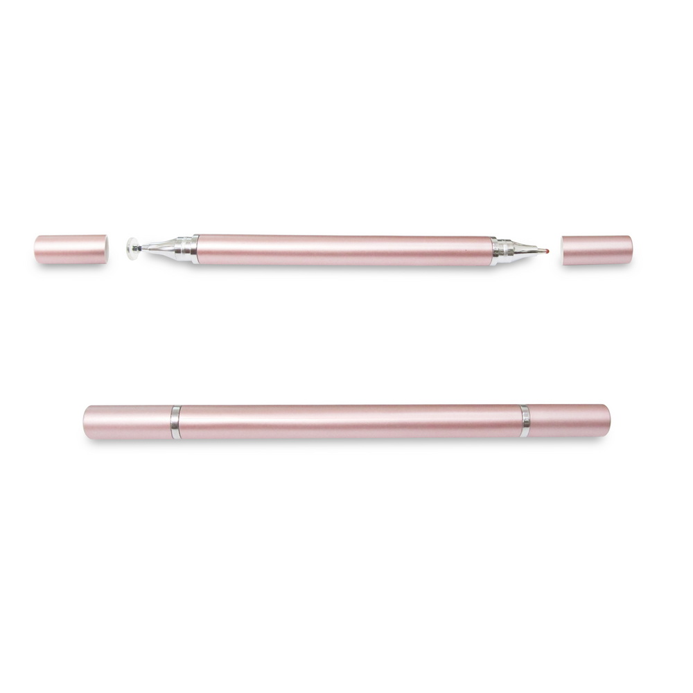 (8-Pack)[DP32 Rose Gold]Dual-Head Universal Touch & Writing Fine Capacitive Stylus Pen, 玫瑰金, large