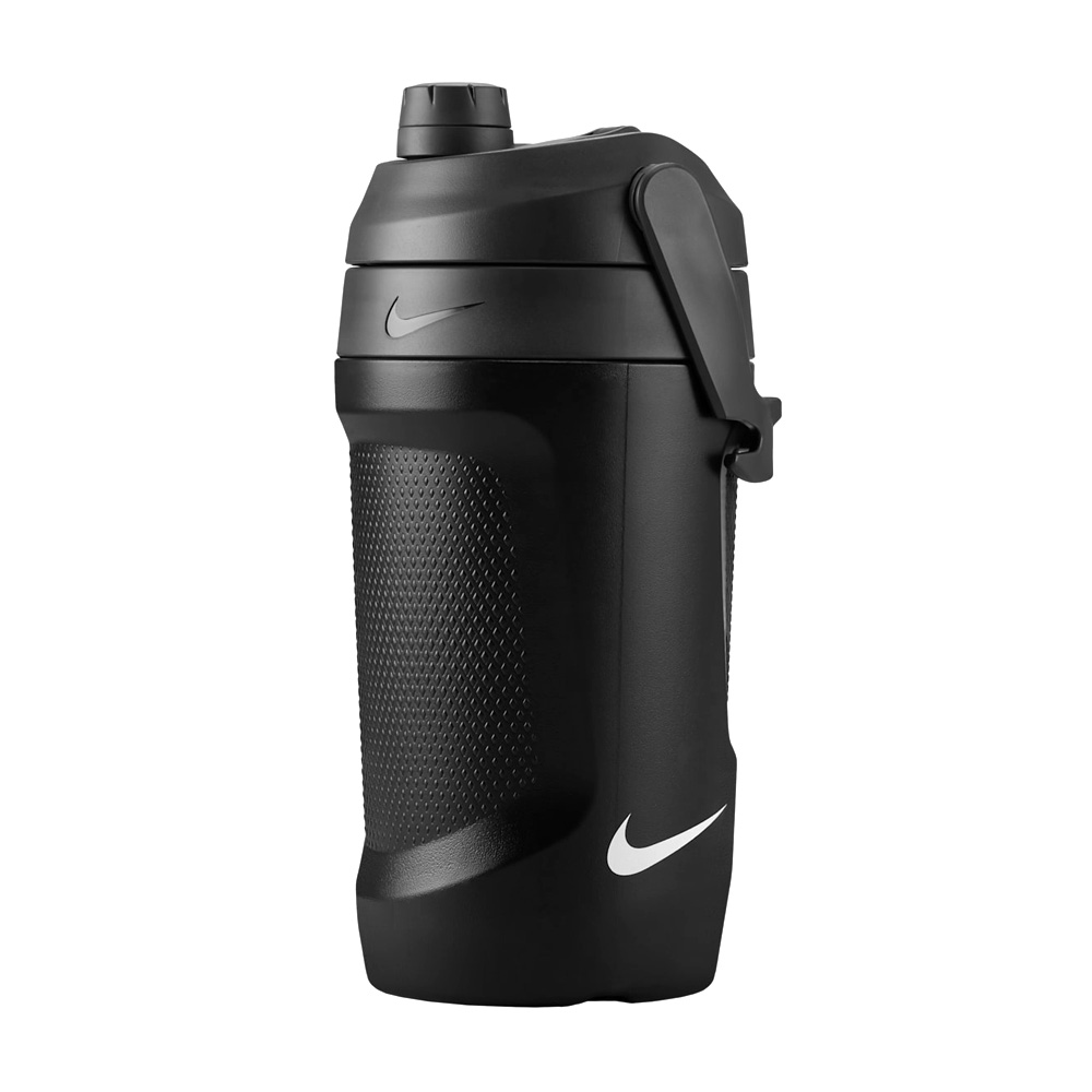 NIKE FUEL JUG 大口徑霸水壺 64OZ/1890ml 運動水壺 轉蓋式 輕量 保冷 鉤狀提把 可機洗 N101379803164黑、N101379840564藍, , large