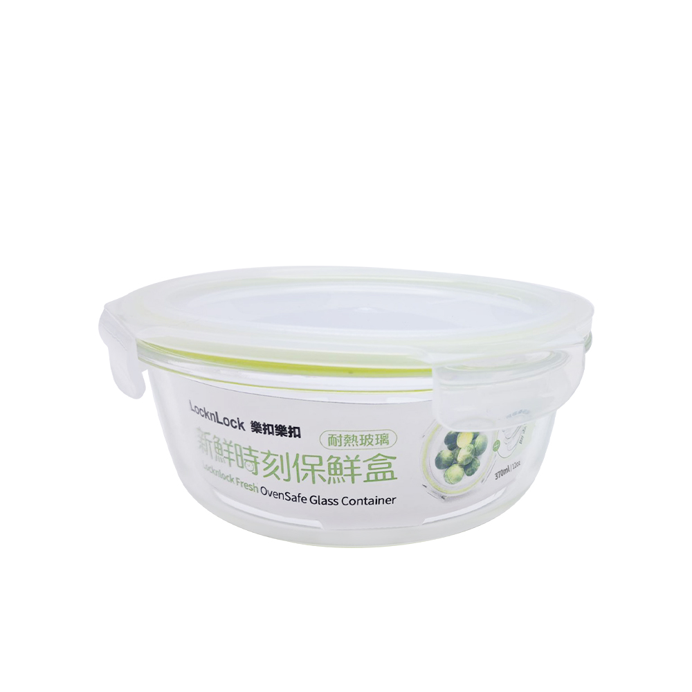 樂扣新鮮時刻耐熱玻璃保鮮盒370ml, , large