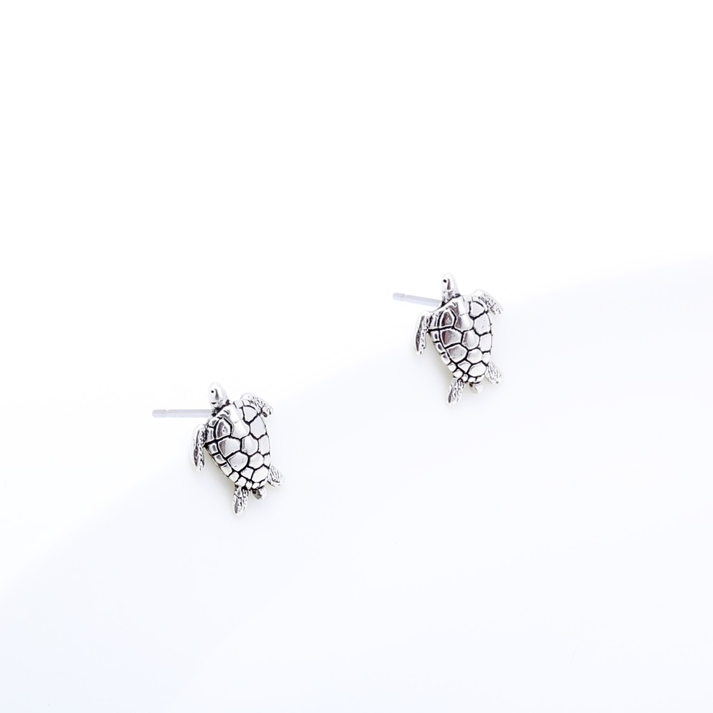 【Angel & Me】Cute Turtle s925 sterling silver earrings Birthday Day gift, , large