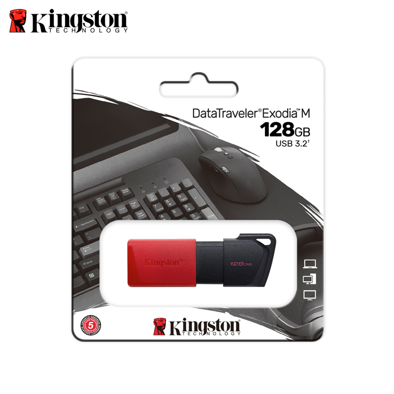 【Kingston】DataTraveler Exodia M 128G USB 3.2 Gen1 高速隨身碟, , large