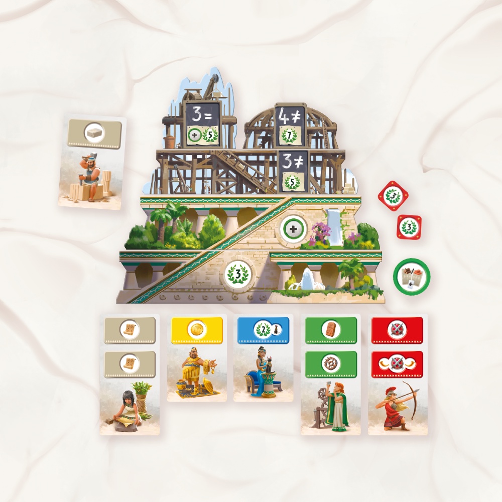 【Asmodee】七大奇蹟建築師 7 Wonders Architects｜策略文明桌遊｜家庭聚會遊戲｜入門必玩, , large