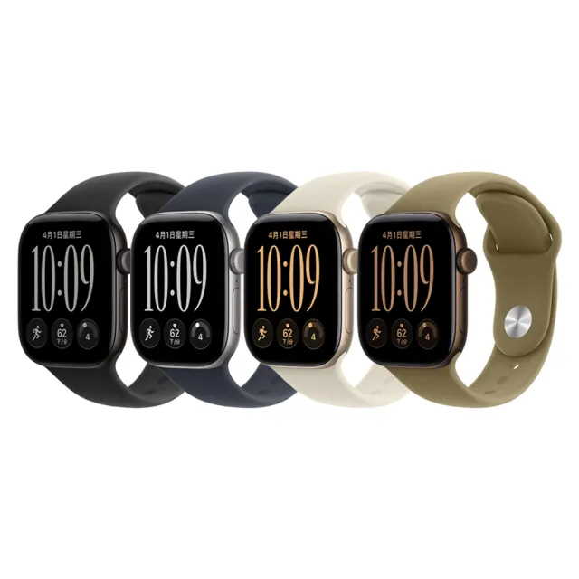Apple Watch Series 12 GPS 46mm 鋁金屬錶殼搭配運動型錶帶＋ 專用 (錶貼 & 錶套), , large