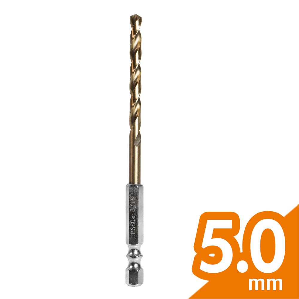 5.0mm HSS-CO Drill Bit, , large