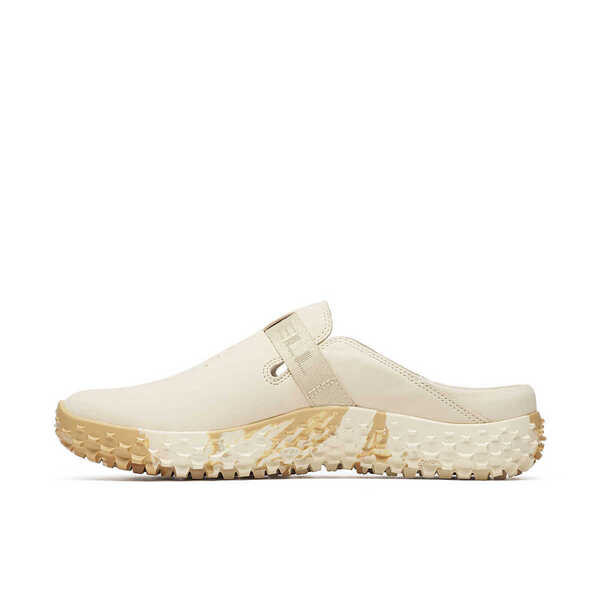 Kixpress-Merrell Wrapt Slide Nubuck 女 運動休閒鞋 舒適 磨砂皮鞋 白楊木色 [ML008320], , large