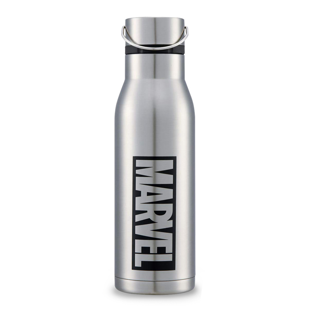【百科良品】MARVEL 漫威 限定紀念款 不鏽鋼保溫杯 隨身杯 保溫保冷多用途-1000ml(日本限量版), , large