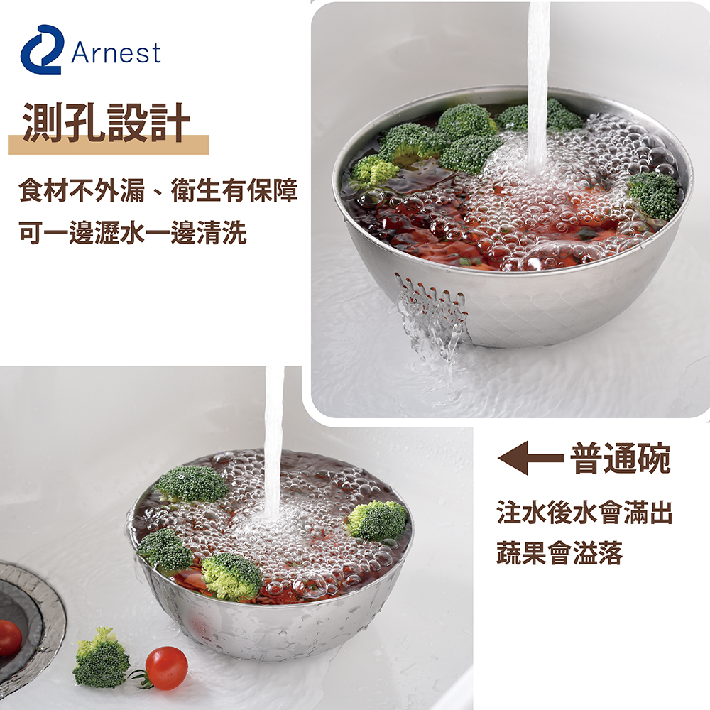 日本Arnest 逸品物創 不銹鋼洗滌盆-18cm, , large