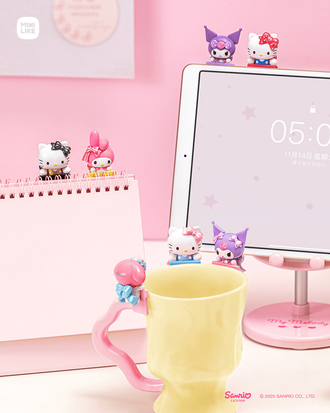 【際洋文化】Sanrio characters蝴蝶結甜心系列趴趴萌趣豆, , large