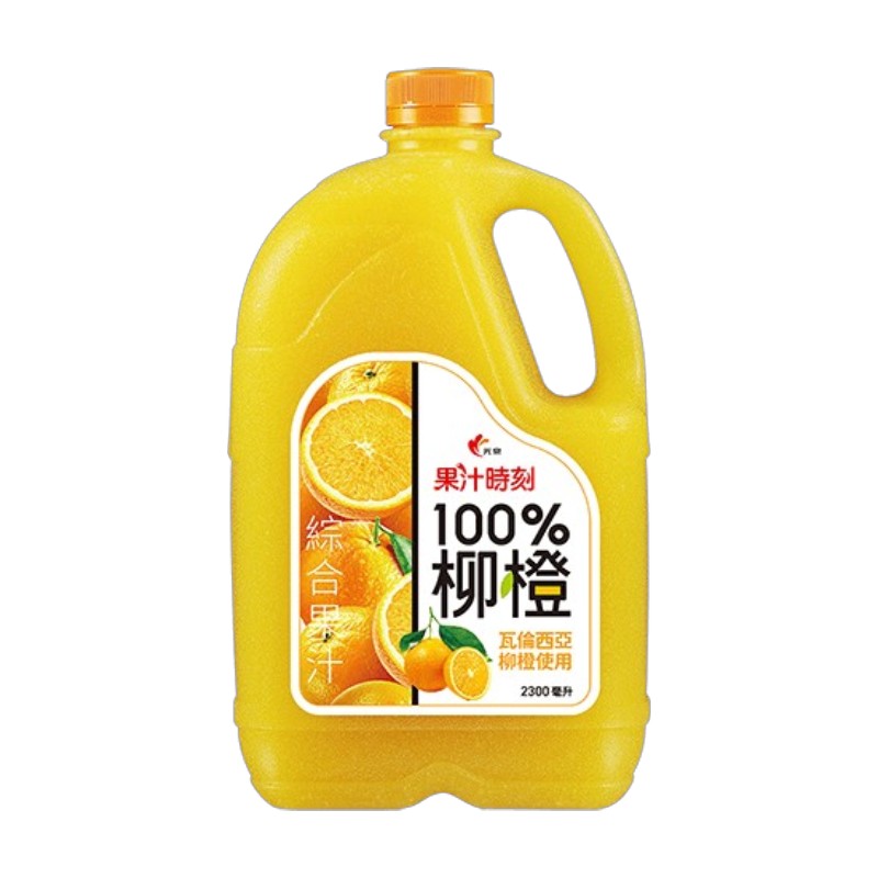 光泉果汁時刻-100％純柳橙汁2300ml, , large