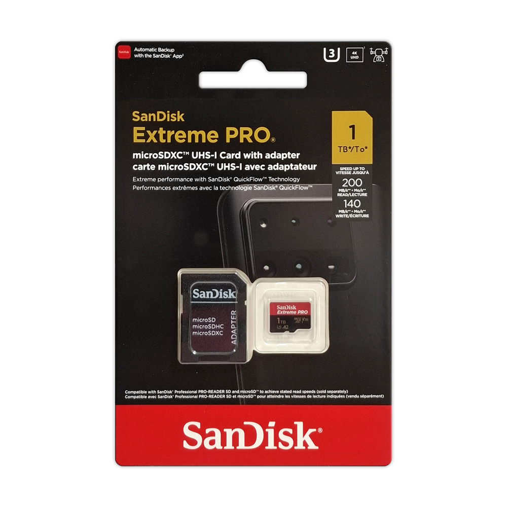 SanDisk Extreme PRO 1TB UHS-I U3 A2 V30 microSDXC, , large