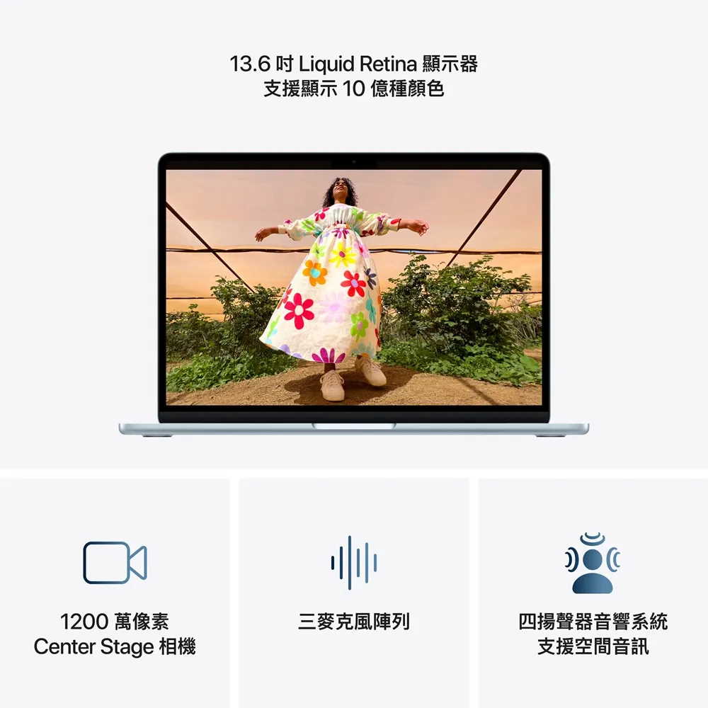 Apple MacBook Air 13.6吋 M5/10CPU/8GPU/16G/512G _ 台灣公司貨 + HDMI, , large