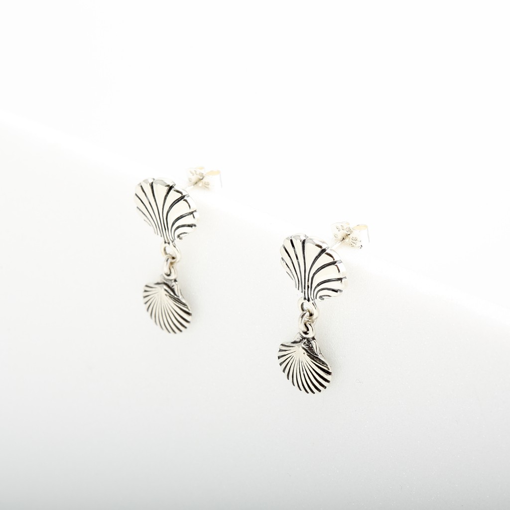 【Angel & Me】Shell s925 sterling silver earrings Valentine Day gift, , large