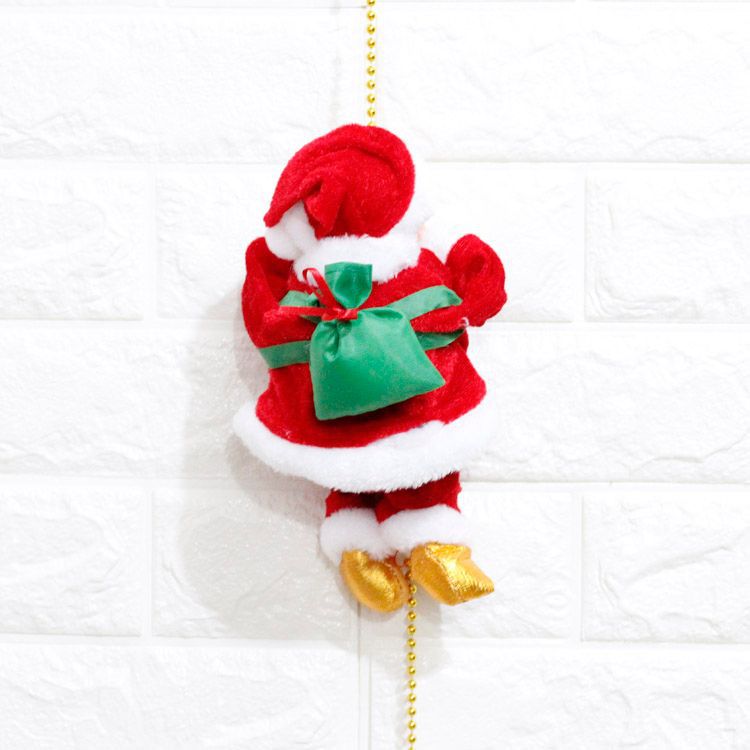 Climb on your own! 【Santa Claus Motorized Crawling Ornament】Festive, fun, and adorable &mdash; perfect for home decoration this Christmas., , large