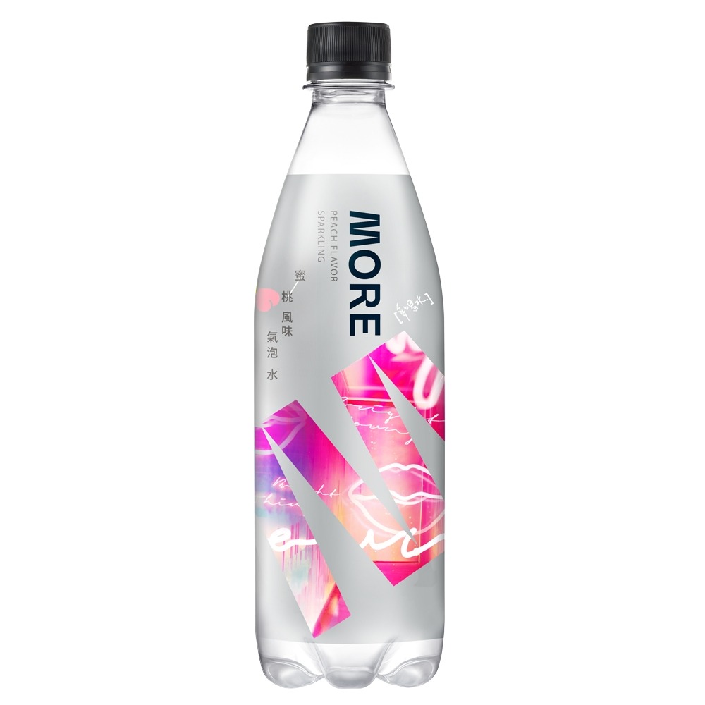 MORE Water MORE Sparkling Water Peach, , large