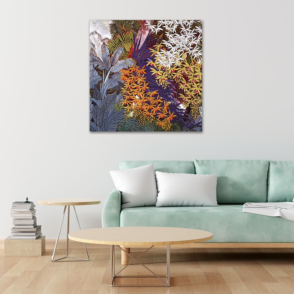 【御畫房】花語系列一 國家一級畫師手繪油畫80&times;80cm(VF-179), , large