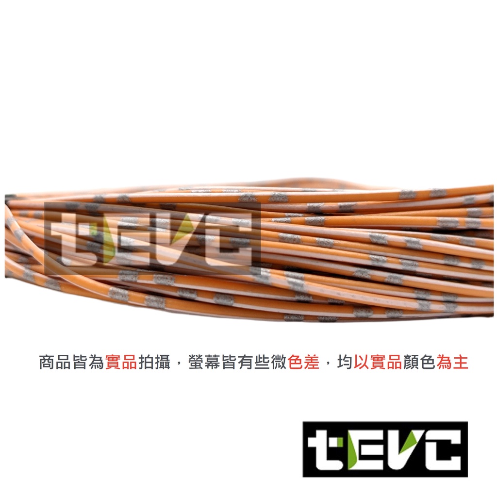《tevc》0.3 mm&sup2; 德規 歐規 汽車 機車 電線 耐溫 車用電線 AVSS 20AWG 花線 配線, 藍1公尺(買5公尺以上才出貨), large