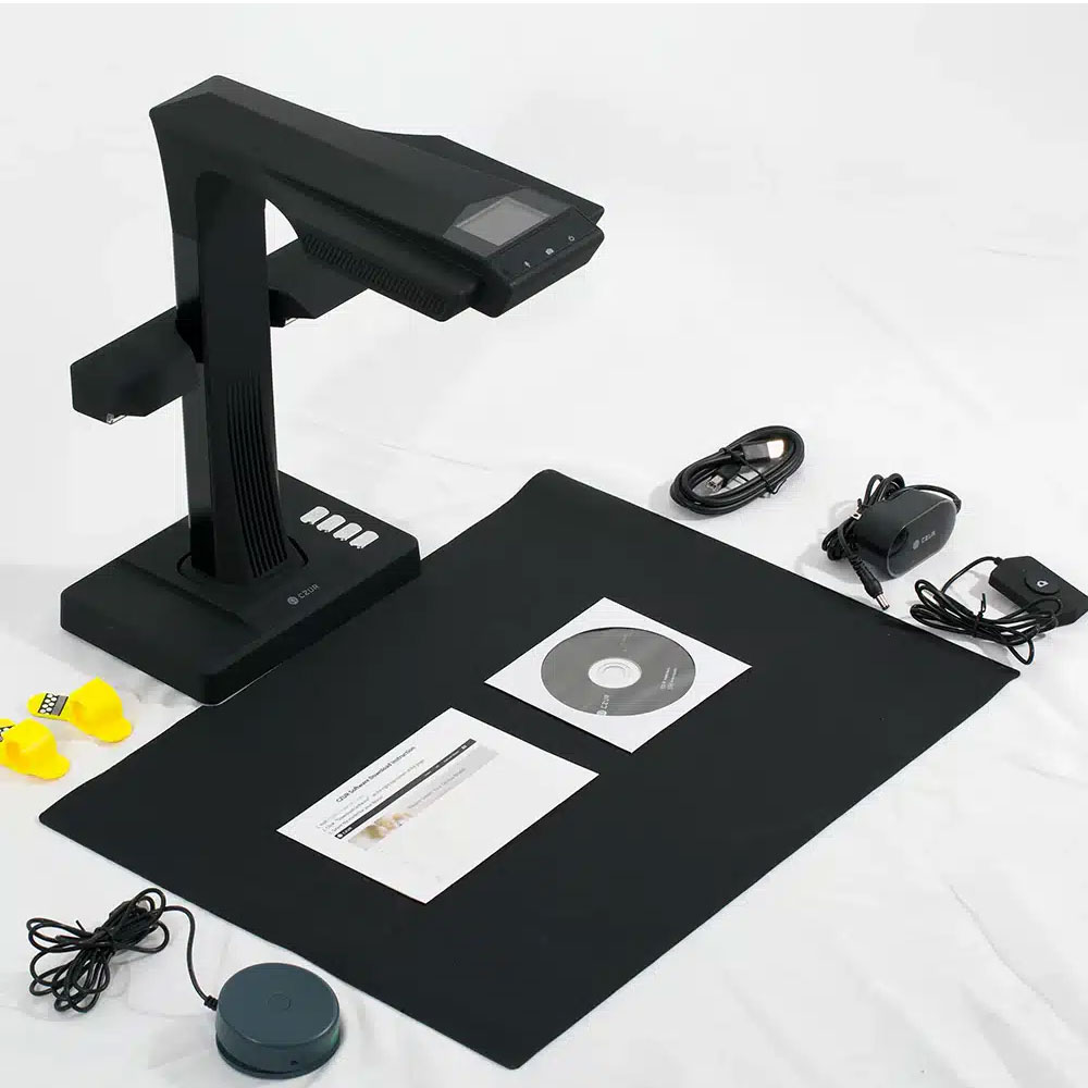 CZUR 智慧型 直立式 掃描器 書本掃描器 高拍儀 /台 ET28 Pro(保固一年，非人為損壞) , , large