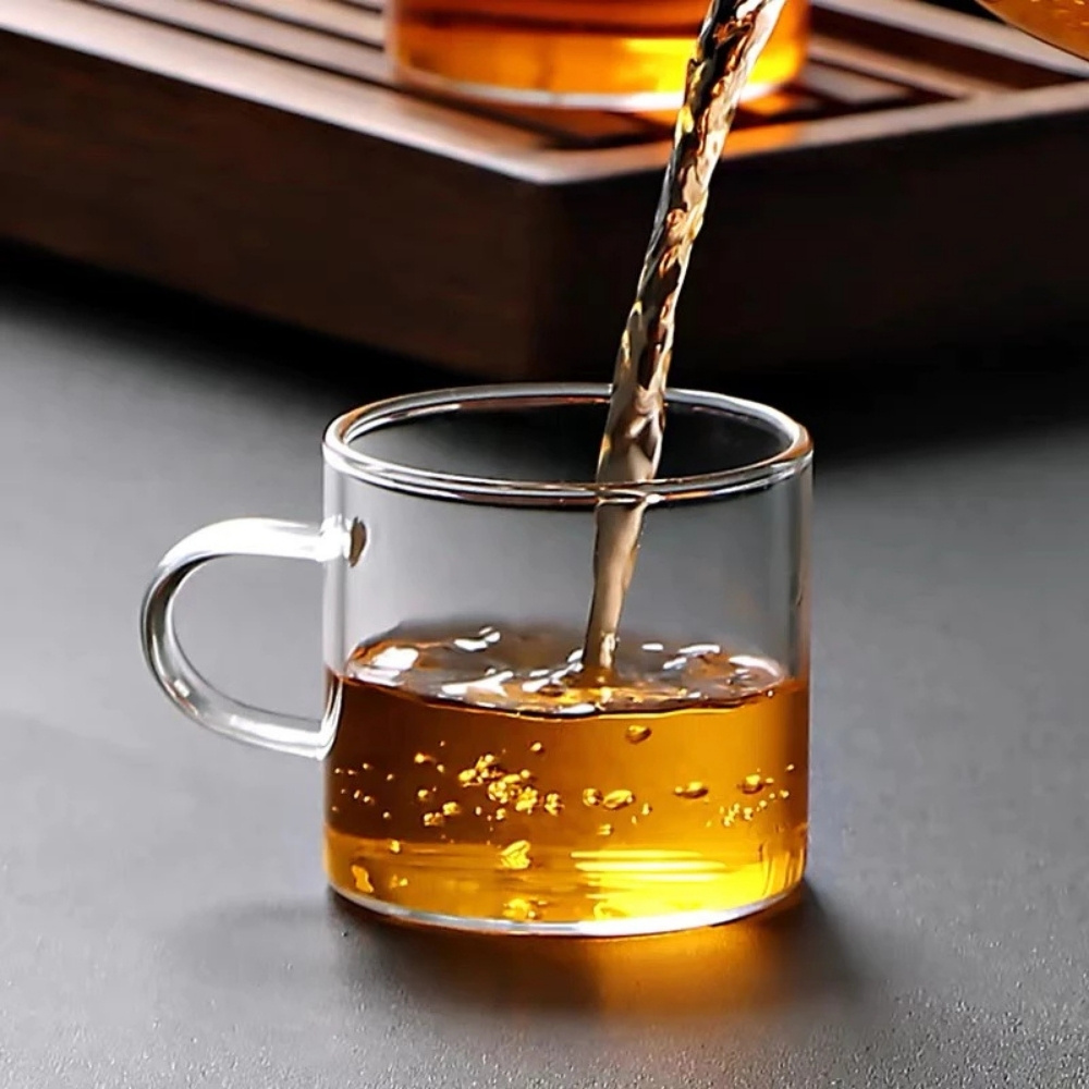 【GlassKing】GK-320 耐熱玻璃杯 一盒六色 迷你玻璃杯 試飲杯 咖啡杯 水杯 茶杯 酒杯, , large