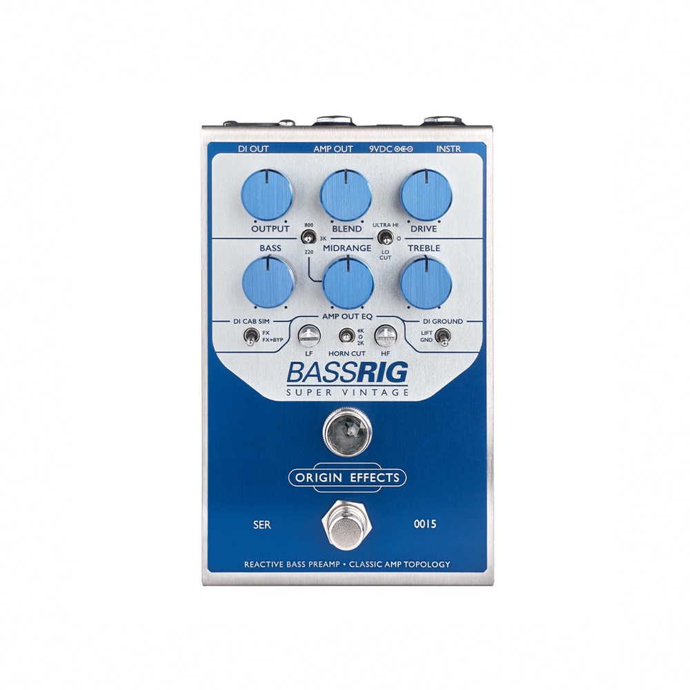Origin Effects Bassrig Super Vintage Blue 效果器【敦煌樂器】, , large