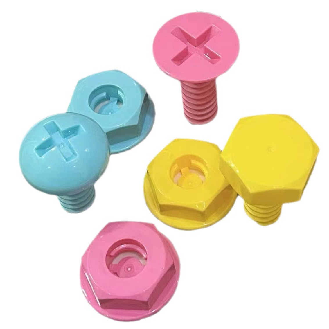 Colorful Screw-Shaped Wall Hooks, , large