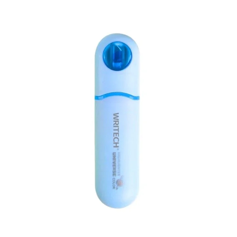 【龍品文創】WRITECH W-8154 時空艙螢光筆-水星藍-1支, , large