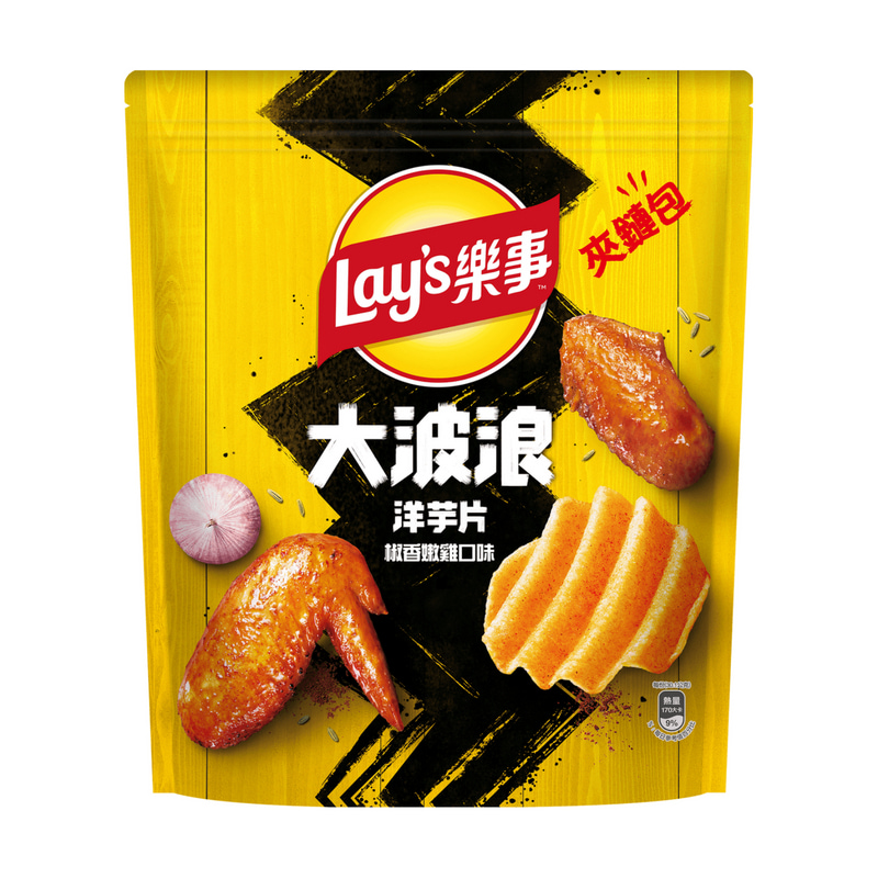 樂事大波浪椒香嫩雞口味洋芋片211g, , large