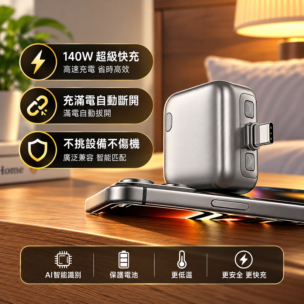【免運 + 贈品】AI 智慧滿電自動分離器, , large