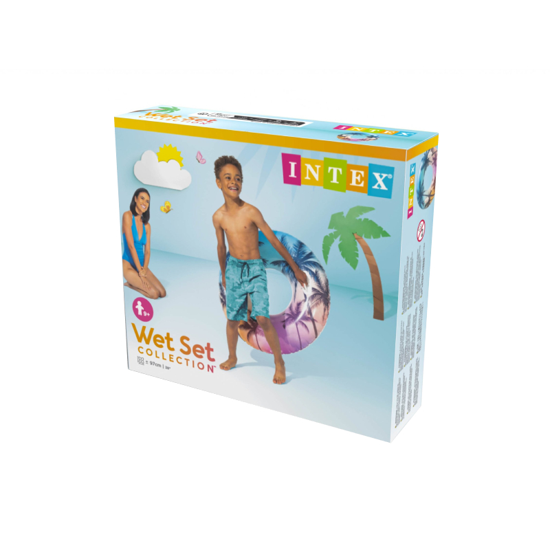 INTEX 97cm透明浮圈, , large