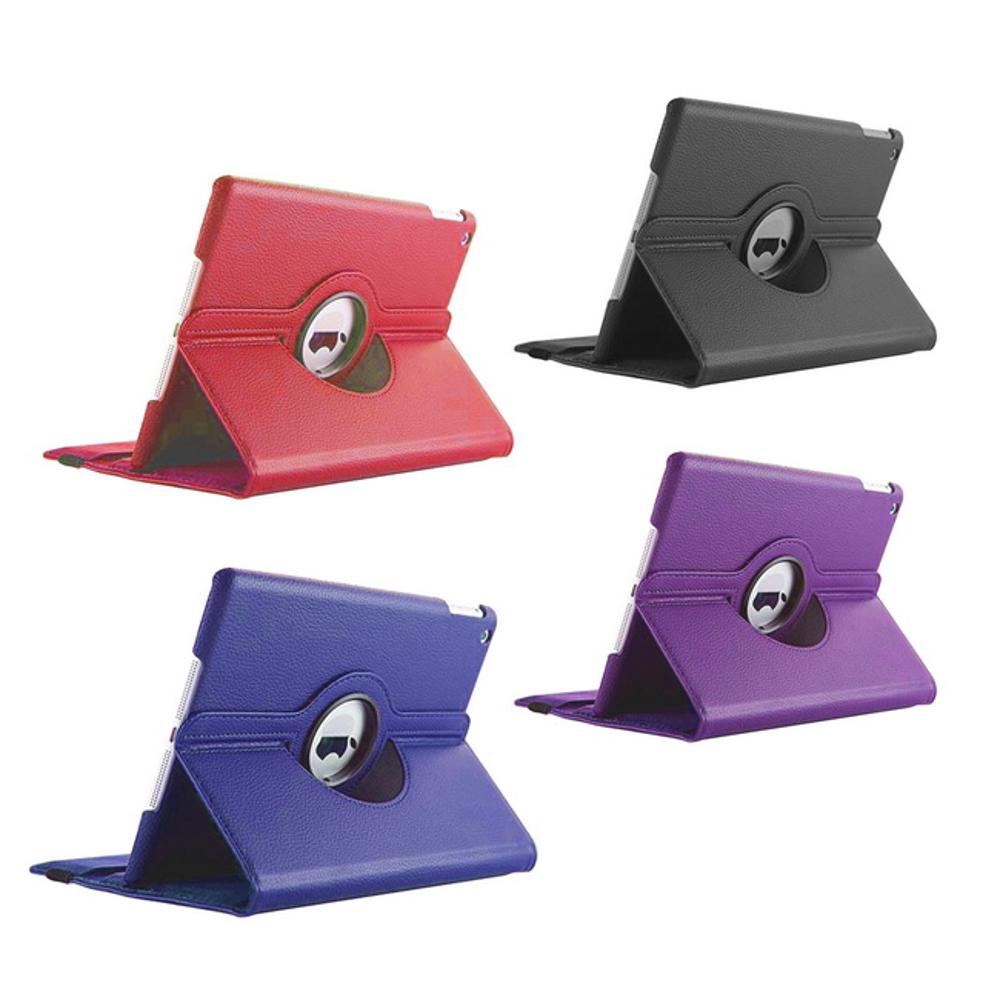 [LR03 Professional Style] Lychee Texture Rotating9.7-inch iPad Tablet Protective Case (Compatible with 9.7-inch iPad 2018/2017/Air1/Air2/Pro), , large