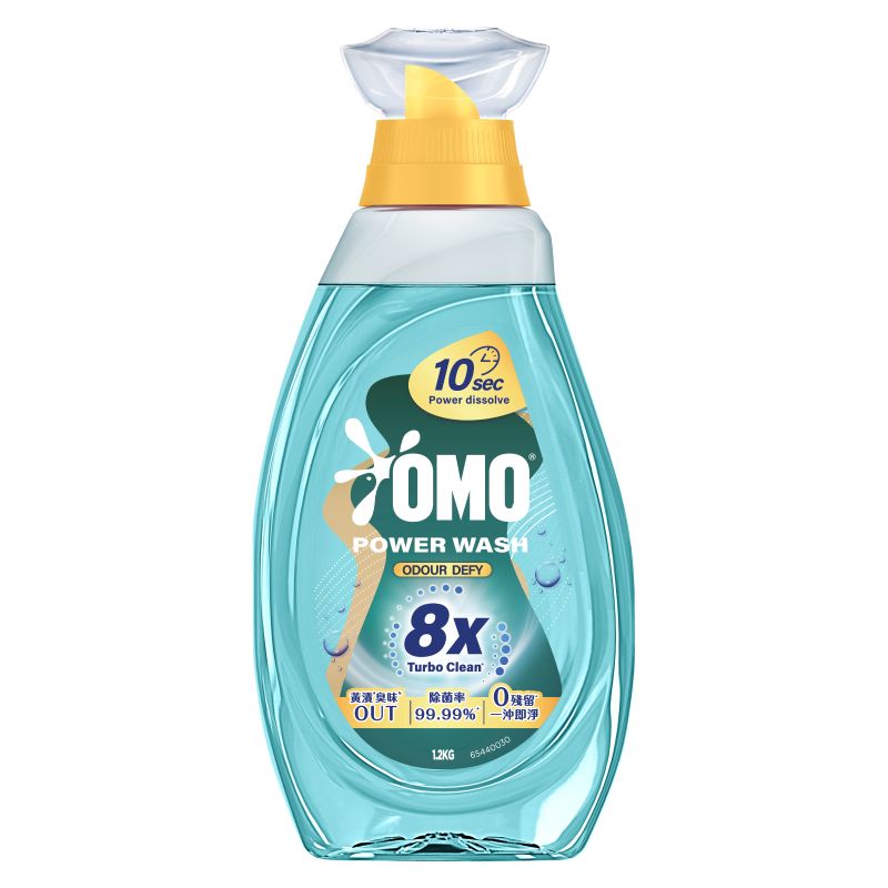 OMO POWERWASH ODOUR DEFY HDL BTL 1.2KG, , large