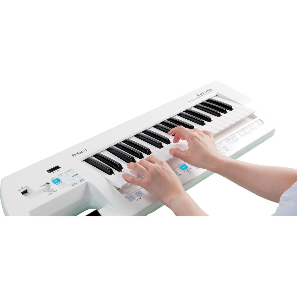ROLAND Lucina AX09 肩背式合成器 時尚白色款【敦煌樂器】, , large