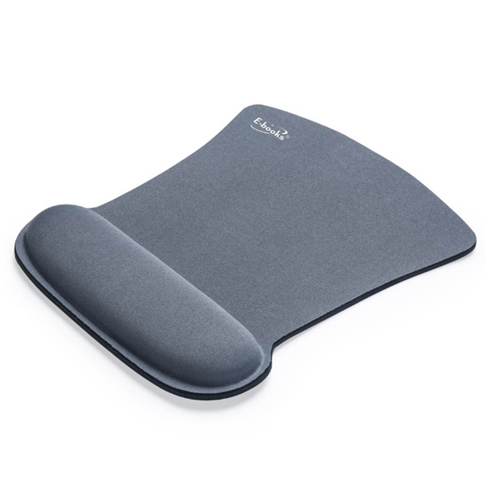 E-BOOKS MP4 Wrist Guard Stress Relief Mouse Pad Ergonomic Design Non-slip Bottom Layer Precise Mouse Positioning, , large