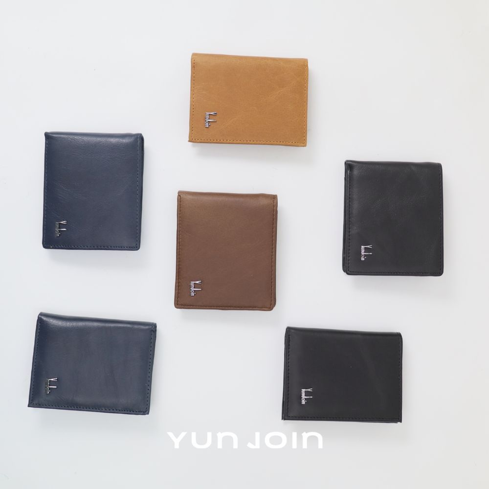 【YUNJOIN】Eterna Genuine leather short wallet, , large