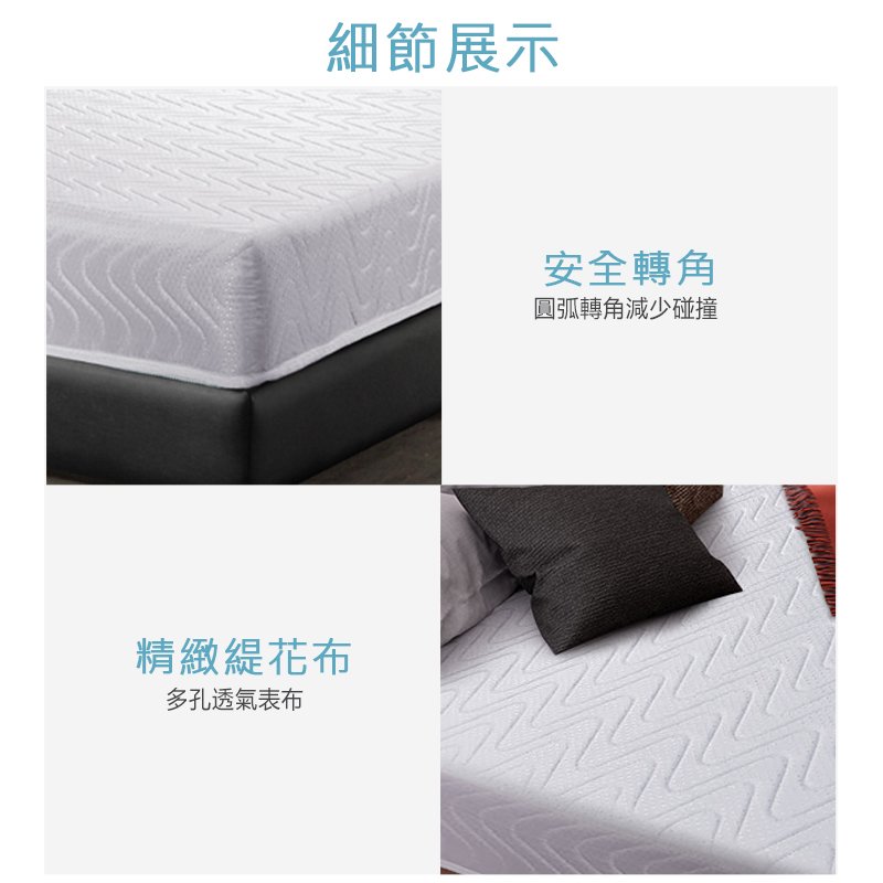 【KIKY】布達佩斯高碳鋼彈簧床墊, , large