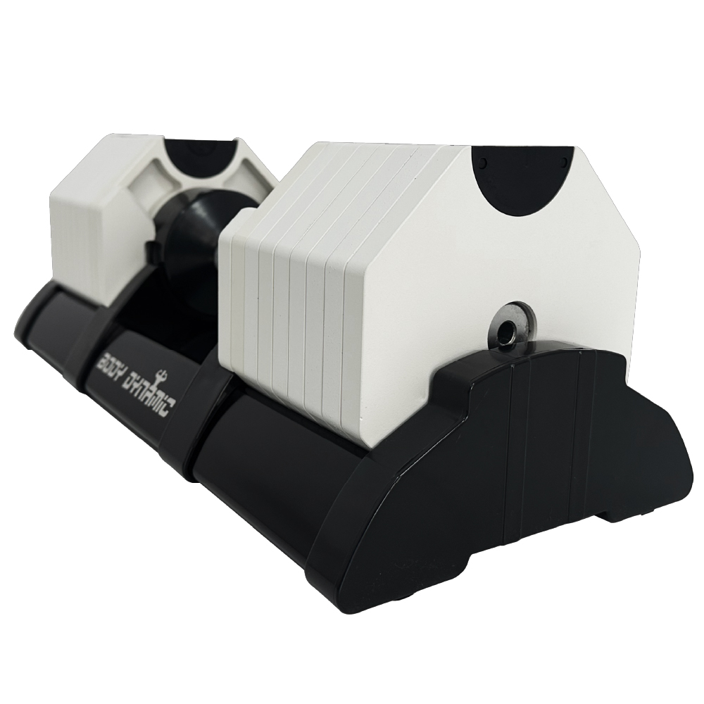 【德旺健身器材】TO-AD32-2 可調式啞鈴 32KG 16段 (紳士白), , large