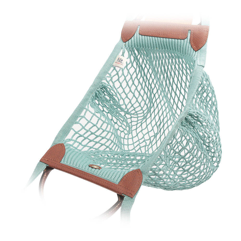 LONGCHAMP LE PLIAGE FILET 二用漁網包/潟湖藍, , large