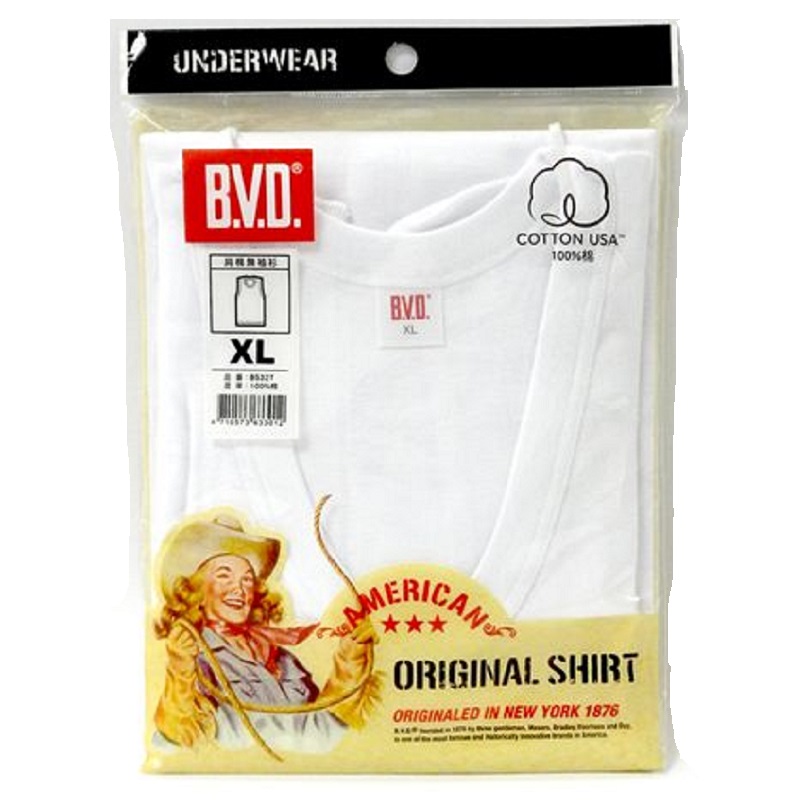 BVD純棉無袖衫, XL, large