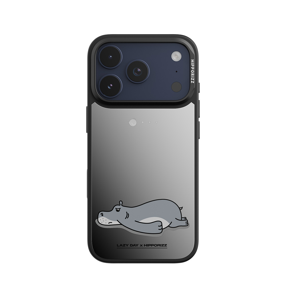 【HIPPORIZZ】iPhone 17 Pro Mirra鏡⾯磁吸⽀架殼 厭世, , large