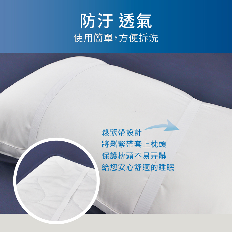 【多利寶寢具】Indian_抗菌防蟎枕頭保潔墊枕套(1對), , large