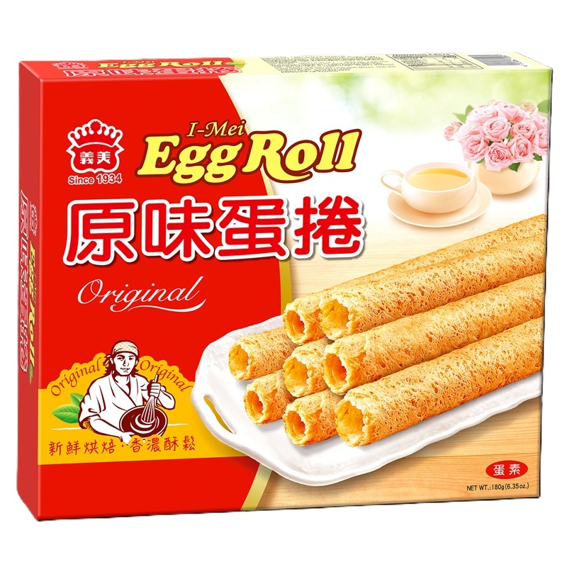 義美蛋捲(原味)180g, , large