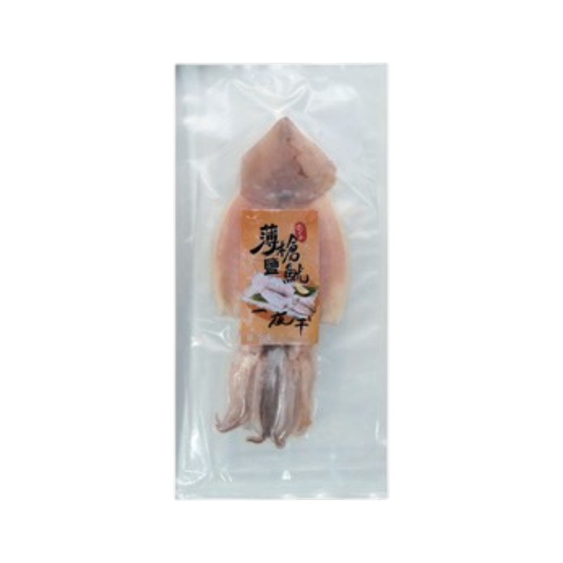 薄鹽槍魷一夜干220g, , large