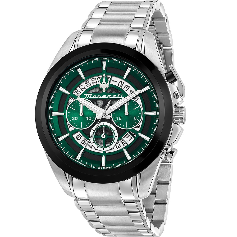 MASERATI 瑪莎拉蒂 Traguardo 計時石英手錶-45mm R8873612060, , large