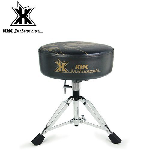 KHK DT1000C-GRK 強化鼓椅 黑底金標款【敦煌樂器】, , large