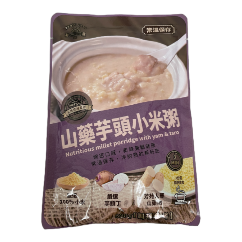 和秋山藥芋頭小米粥, , large