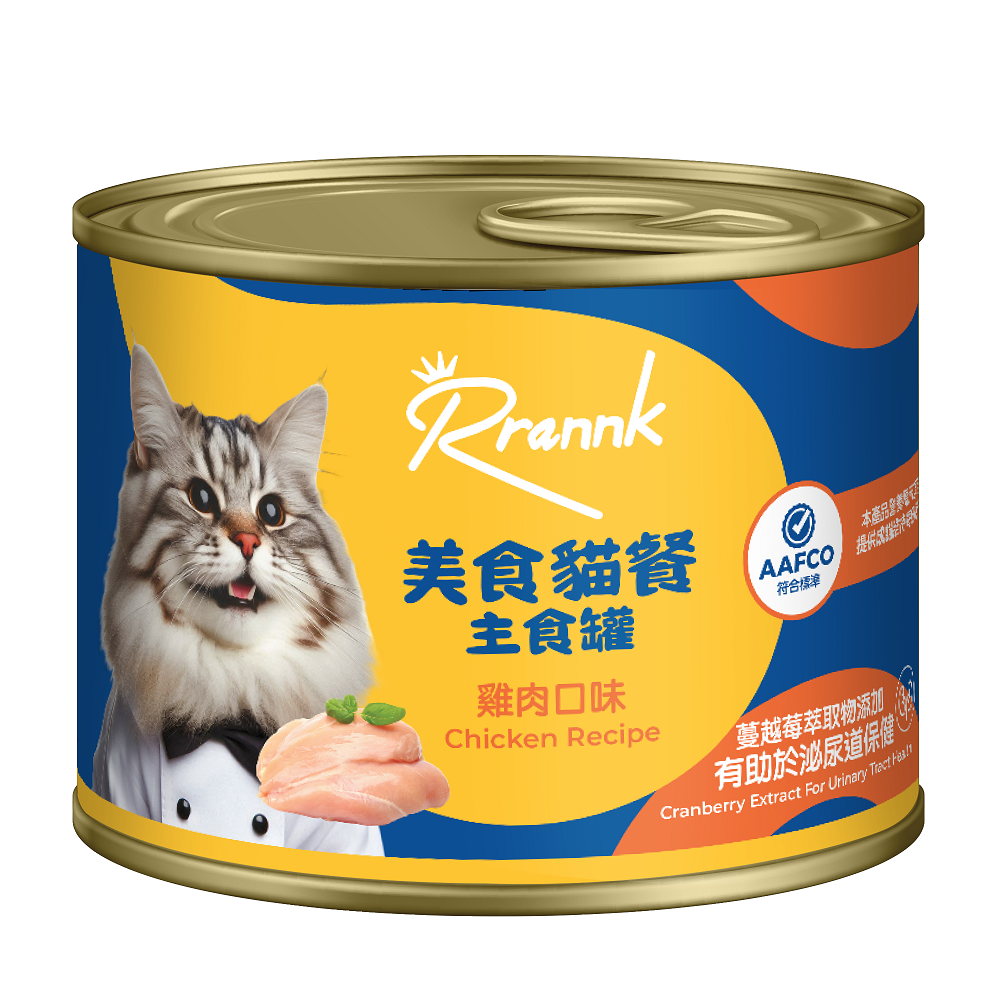 Rrannk cat can chicken 185g, , large