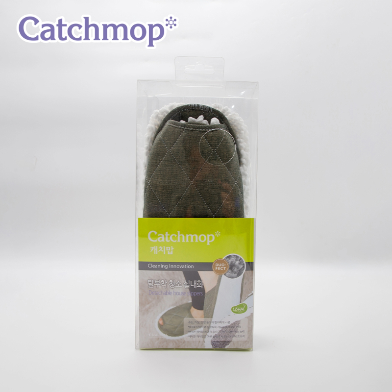 【THE LOEL】Catchmop  韓國神奇可換底加厚清潔拖鞋(橄欖綠), , large